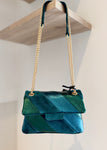 Sac Aurora Bleu canard en Cuir