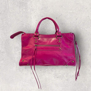 Sac Saga Fuchsia en Cuir