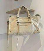 Sac Saga Beige en daim