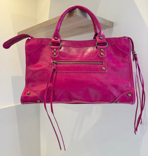 Sac Saga Fuchsia en Cuir