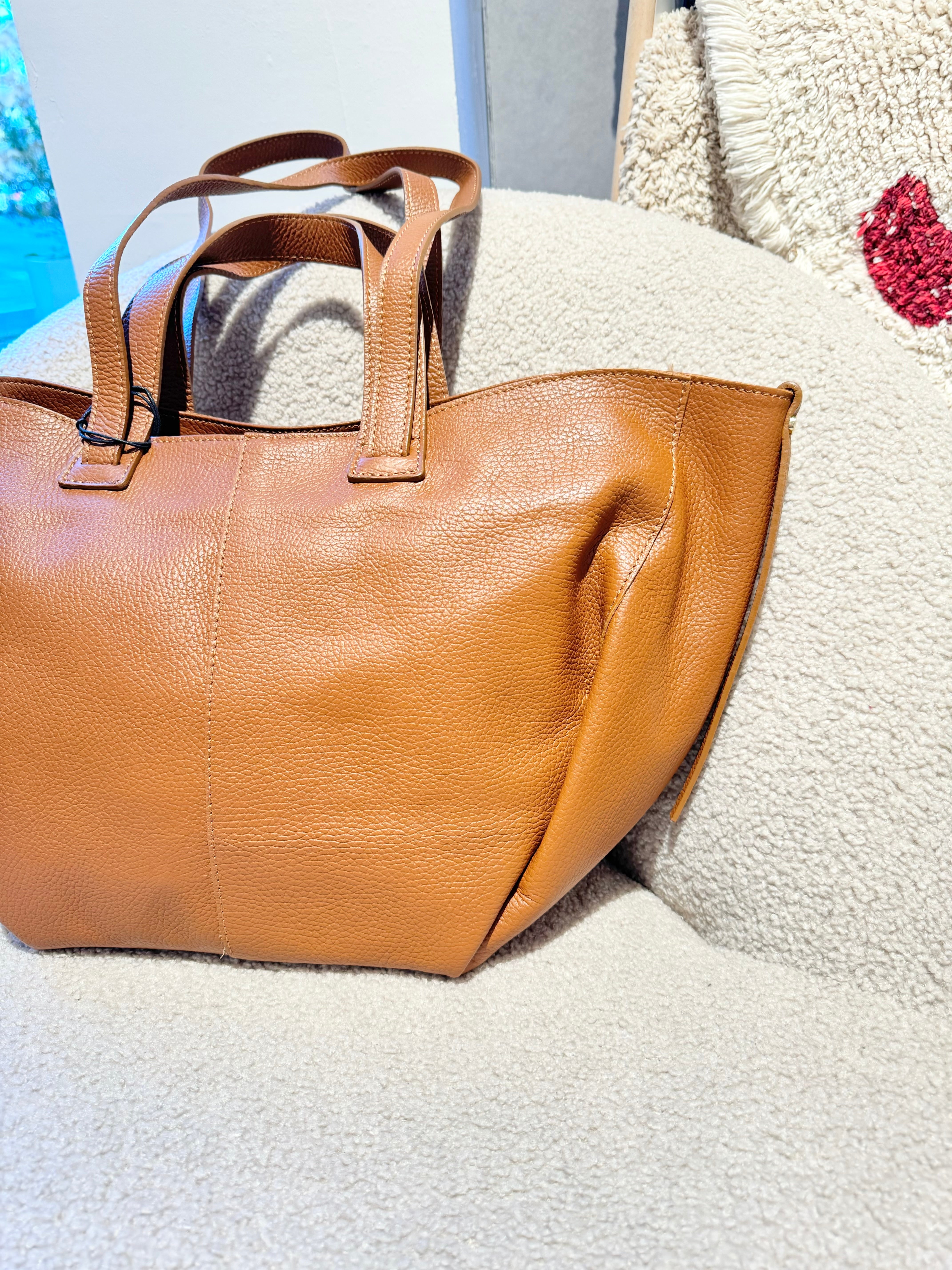 Sac Pauline en Cuir Camel