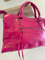 Sac Saga Fuchsia en Cuir