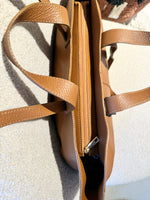 Sac Pauline en Cuir Camel