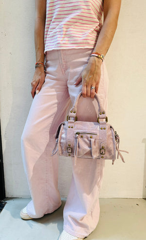 Sac Mini Baba Rose en Cuir