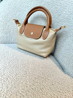 Sac Laura Taupe en cuir