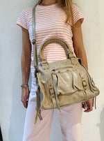 Sac Baba XL Taupe en Cuir