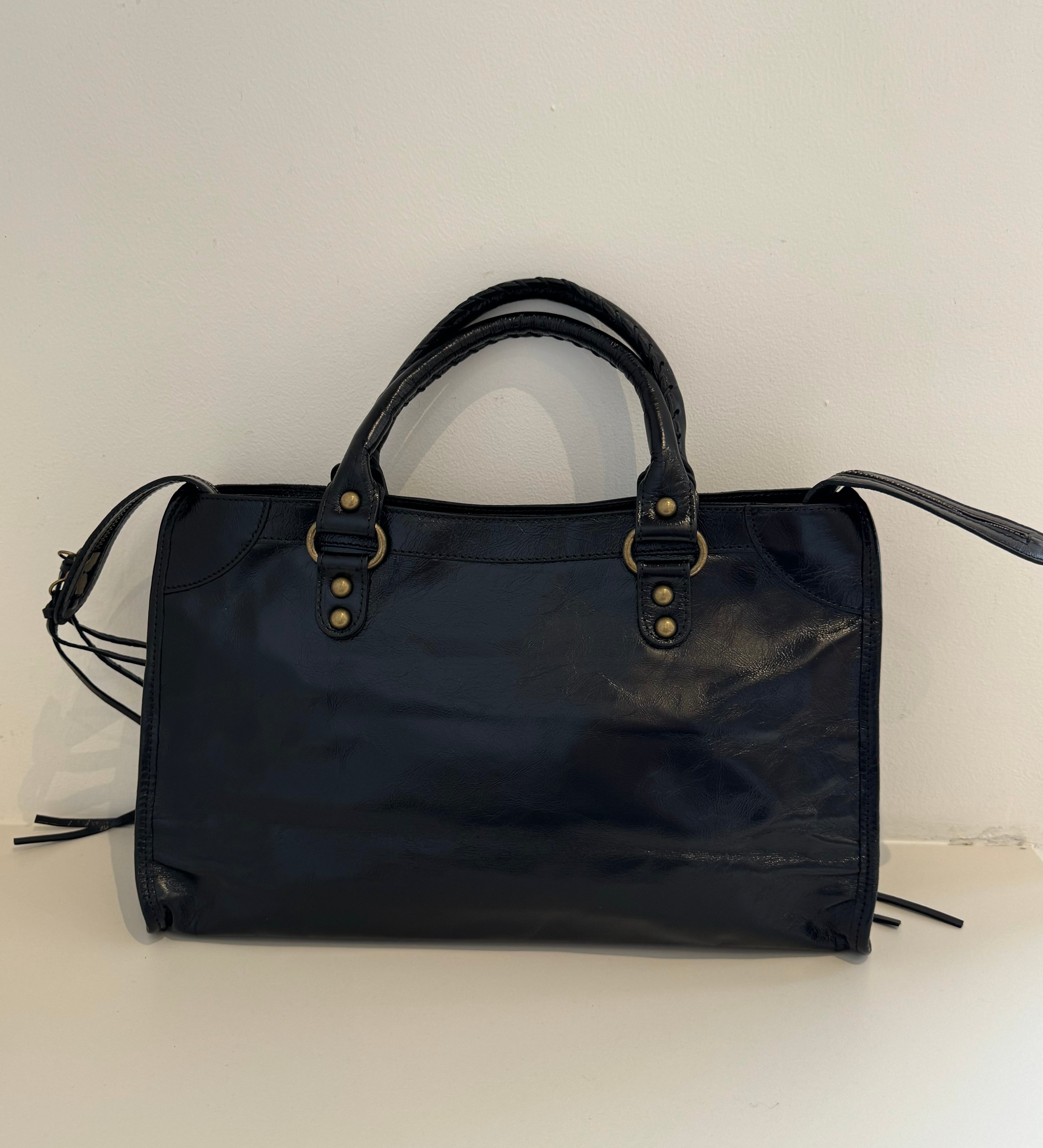 Sac Saga Noir en Cuir