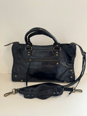 Sac Saga Noir en Cuir