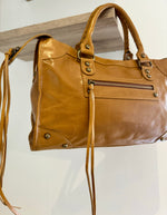 Sac Saga Camel en Cuir