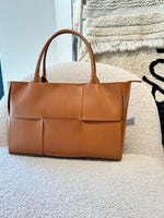 Sac cabas Roma en cuir Camel