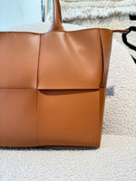 Sac cabas Roma en cuir Camel