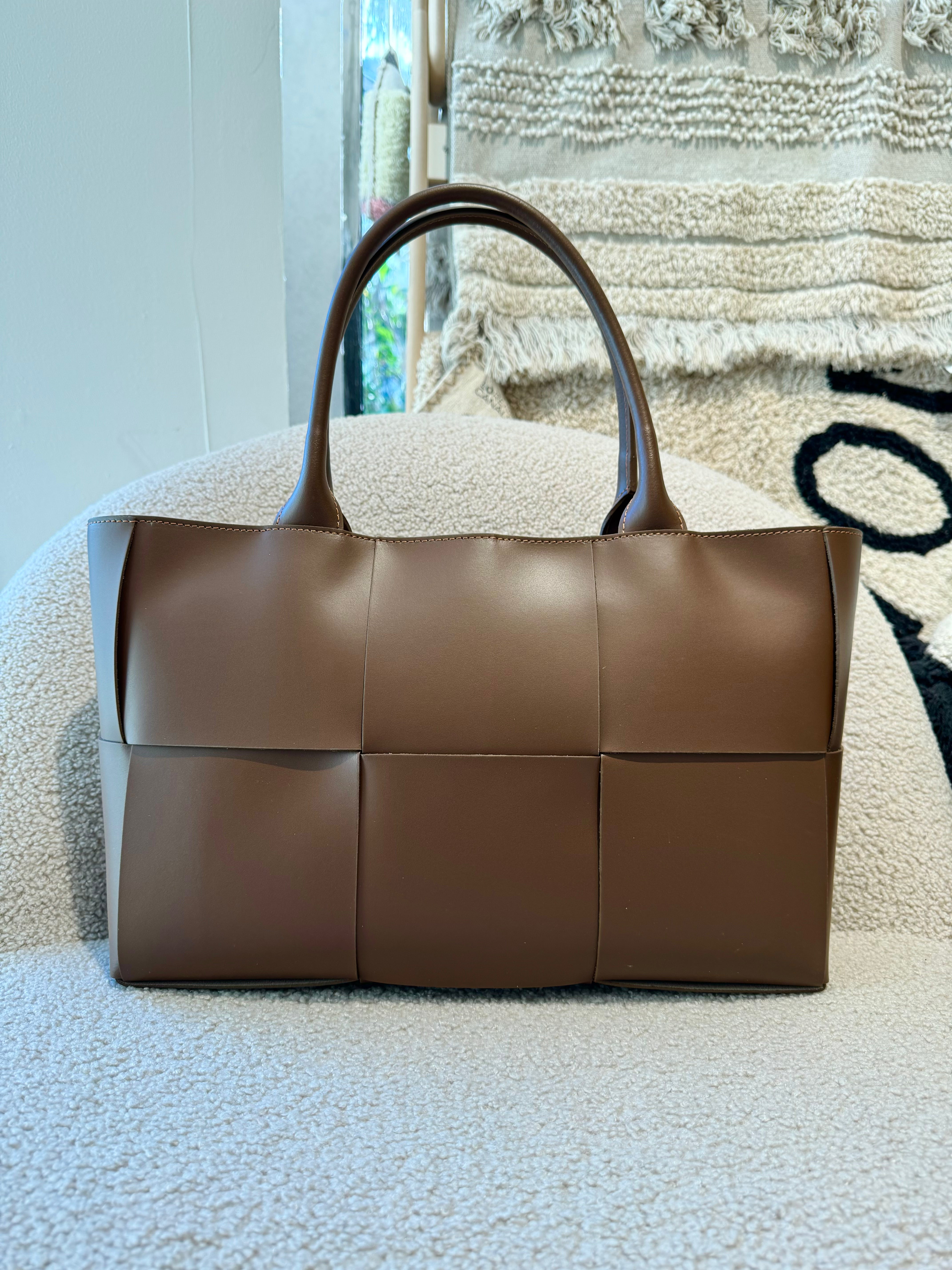 Sac cabas Roma en cuir Marron