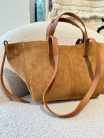 Sac Pauline en daim Camel