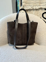 Sac Pauline en daim Chocolat