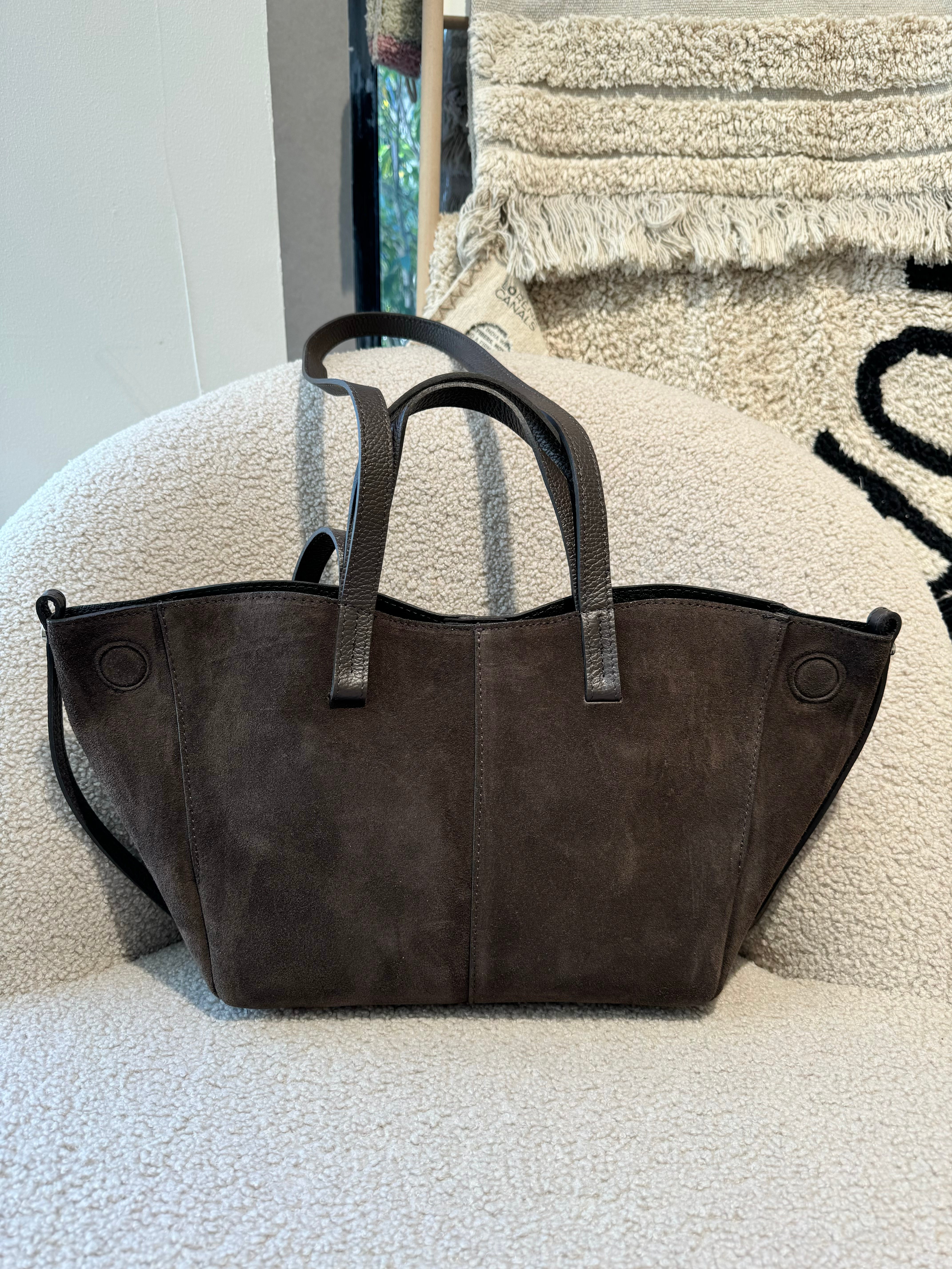 Sac Pauline en daim Chocolat