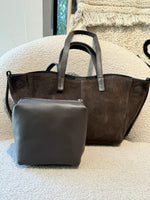 Sac Pauline en daim Chocolat