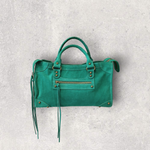 Sac Saga Vert en daim