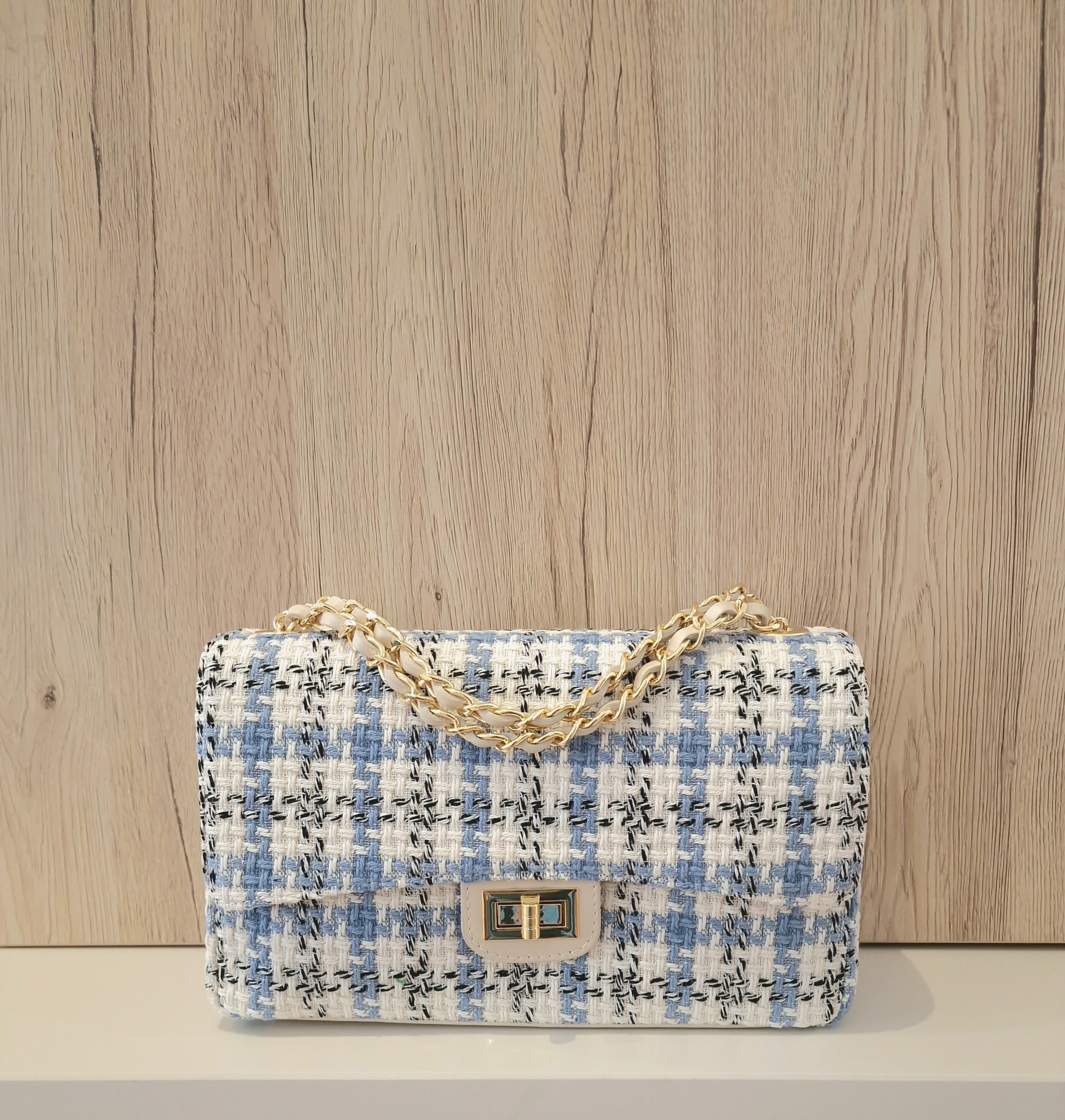 Sac Chachou Bleu en tissu