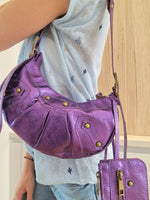 Sac Frida Mauve en cuir