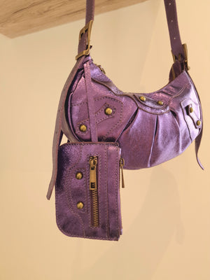 Sac Frida Mauve en cuir