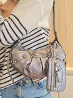 Sac Frida Gris en cuir