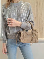 Sac Baby Saga Taupe en daim