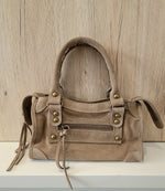 Sac Baby Saga Taupe en daim