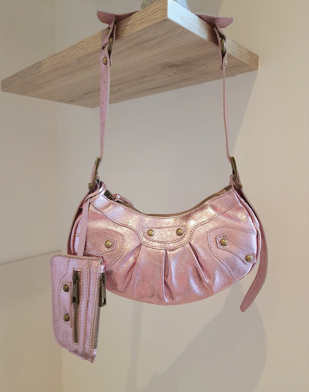 Sac Frida Rose en cuir