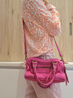 Sac Baby Saga Fuchsia en daim