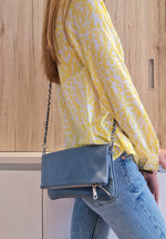 Sac pochette Zazou Bleu Jeans