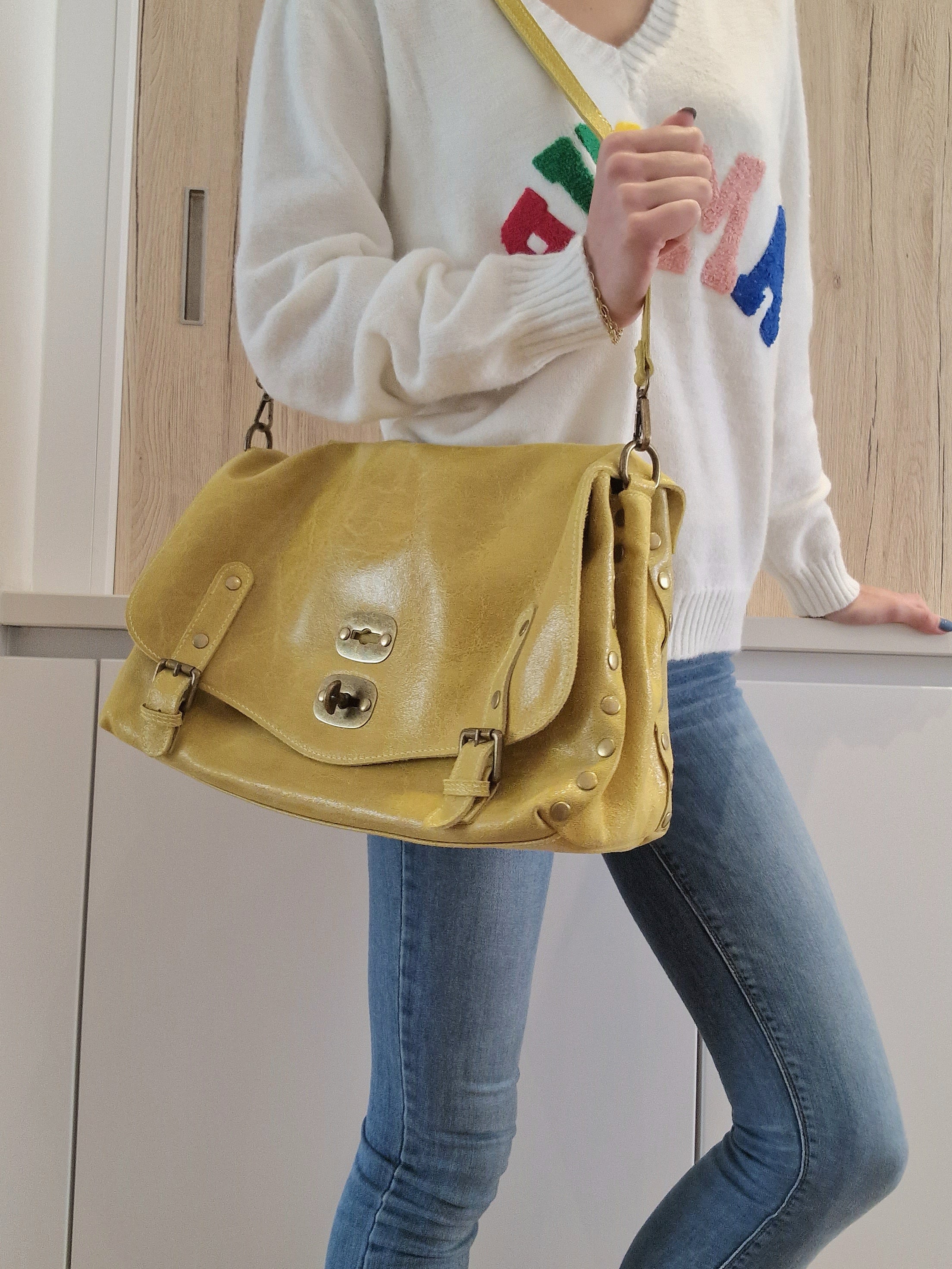 Cartable en cuir (3 Coloris)