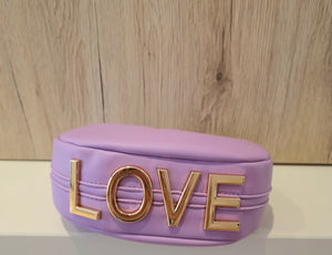 Petit sac LOVE Mauve