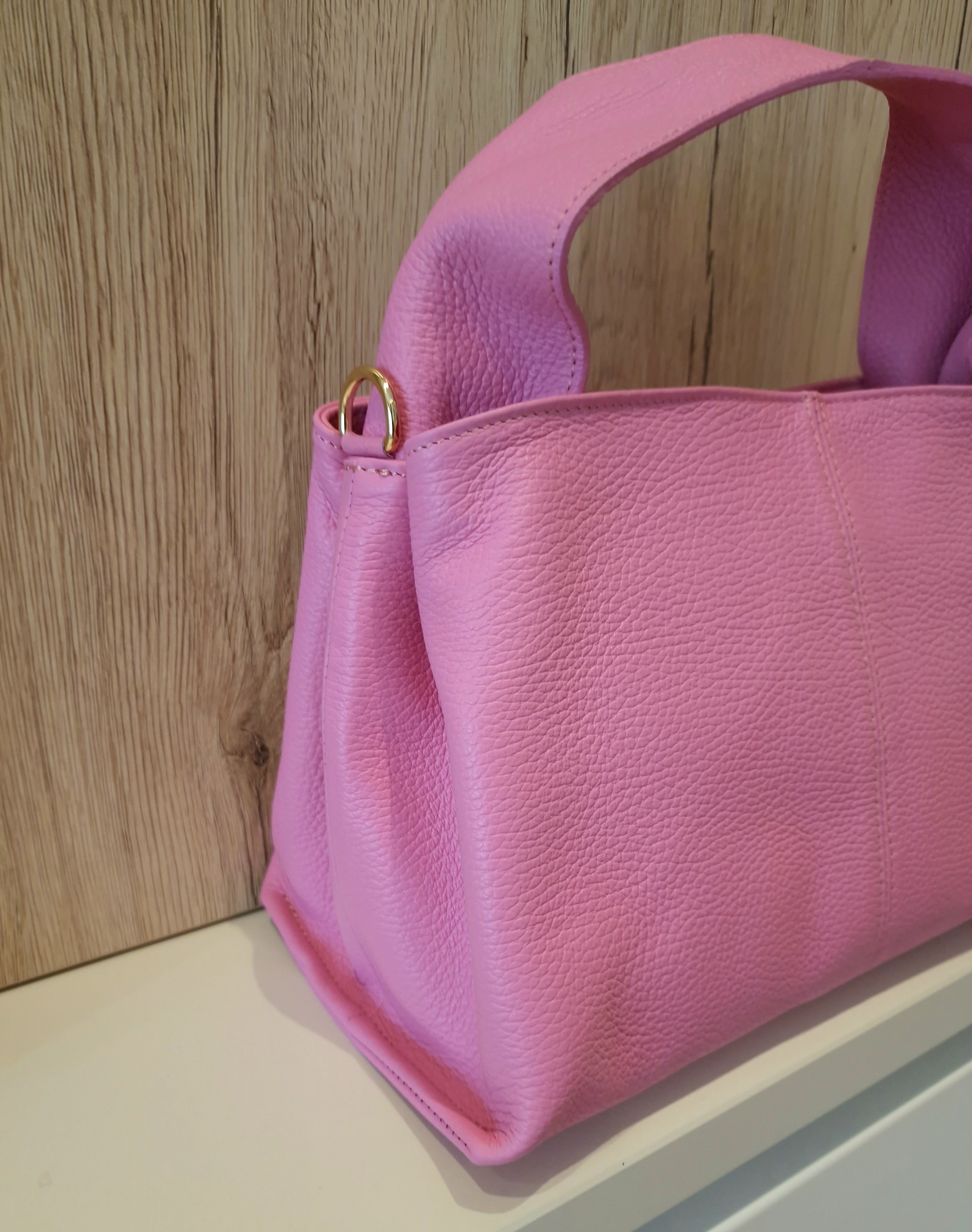 Sac Juliette en Cuir Rose