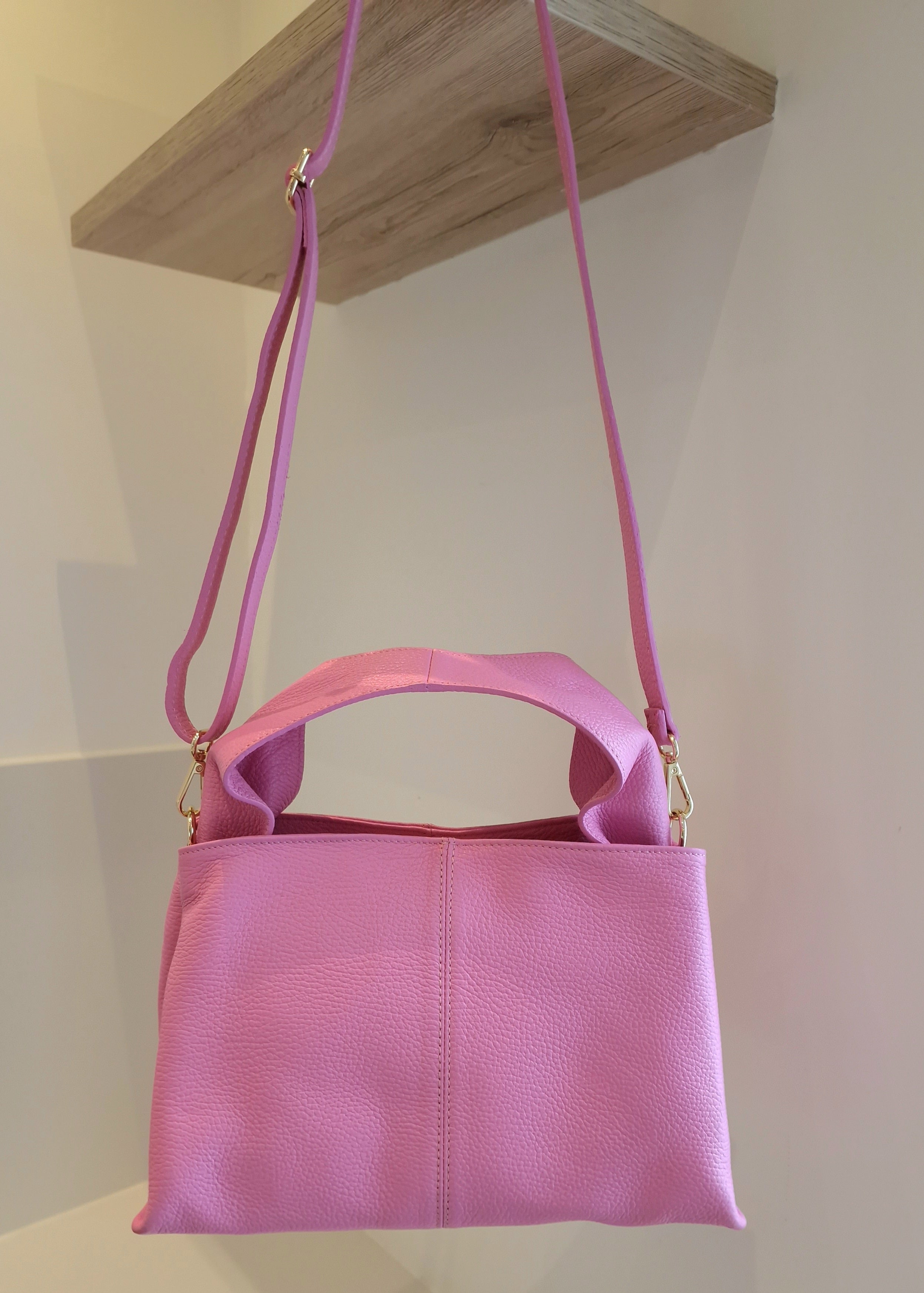 Sac Juliette en Cuir Rose