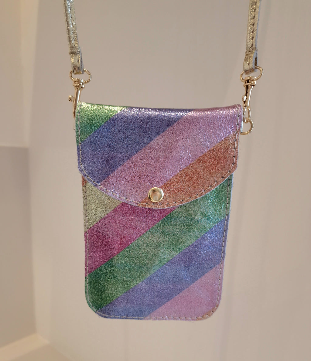 Pochette pour téléphone Multicolore en Cuir | 2