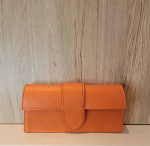 Sac "Le Petit Luxe" Orange en Cuir