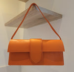 Sac "Le Petit Luxe" Orange en Cuir