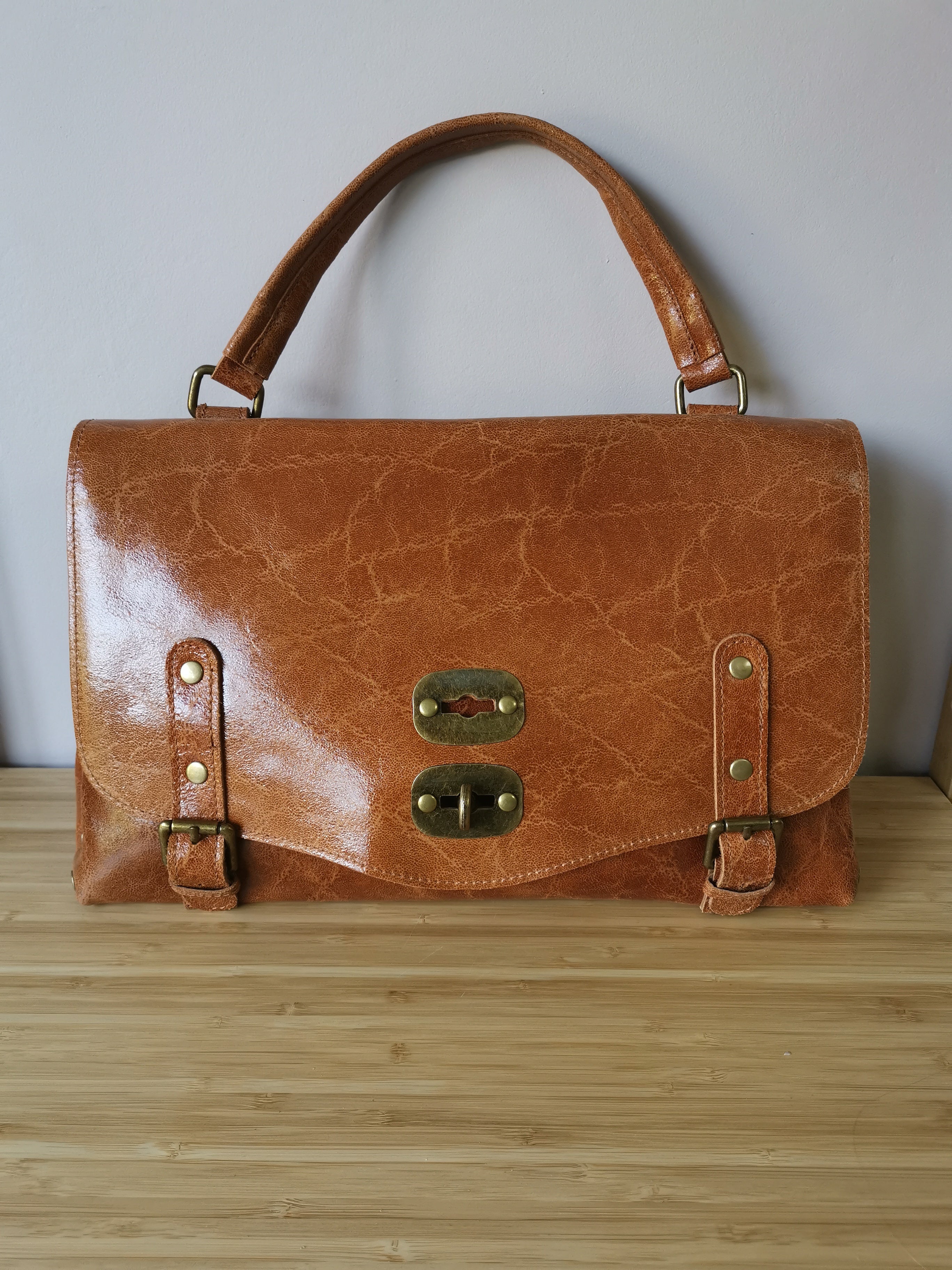 Cartable en cuir (3 Coloris)