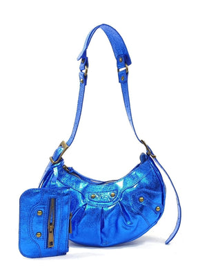 Sac Frida Bleu tonnerre en cuir