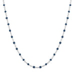 Collier enamel blue / silver