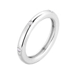 Bague big loop silver