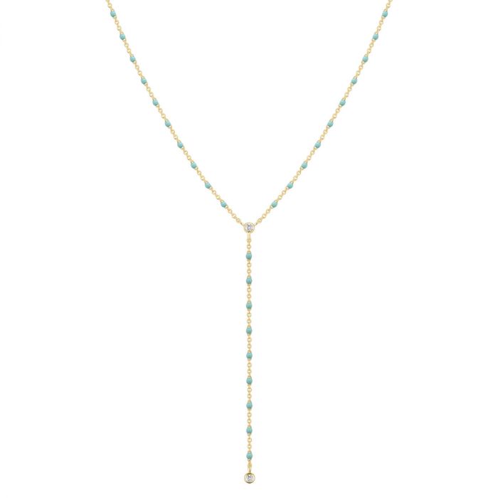 Collier élégant turquoise