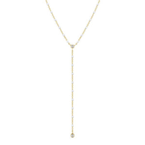 Collier élégant blanc