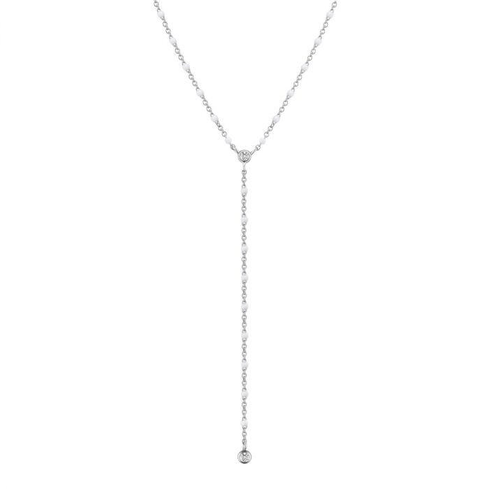 Collier élégant blanc