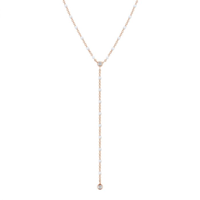 Collier élégant blanc